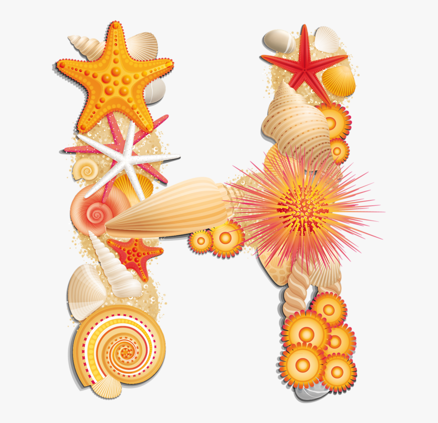 Beach Letter H - Beach Letter Png, Transparent Clipart