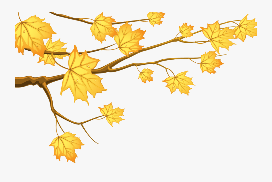 Clip Art Clipart River Flowing - Yellow Leaves Cartoon Png, Transparent Clipart