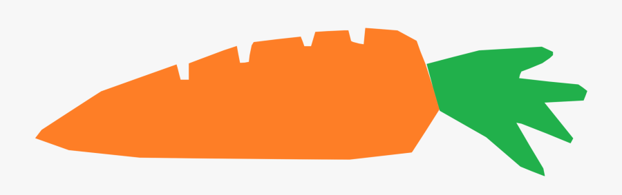 Carrot Clipart Leaf - Carrot Png Silhouette, Transparent Clipart