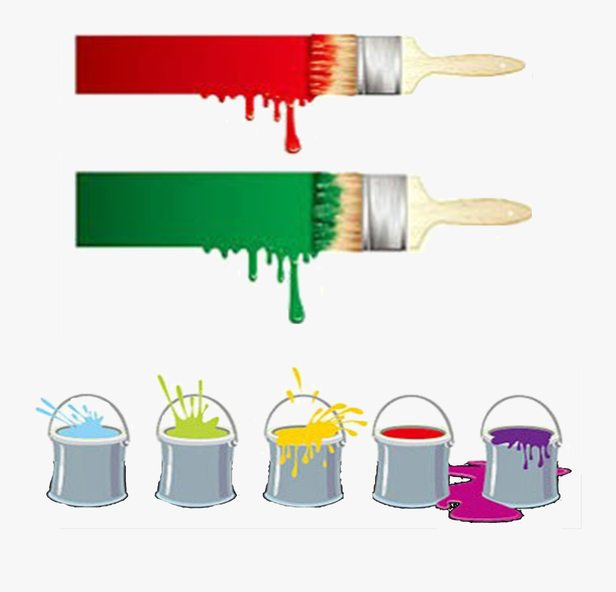 Clip Art Paint Brushes - Paintbrush, Transparent Clipart