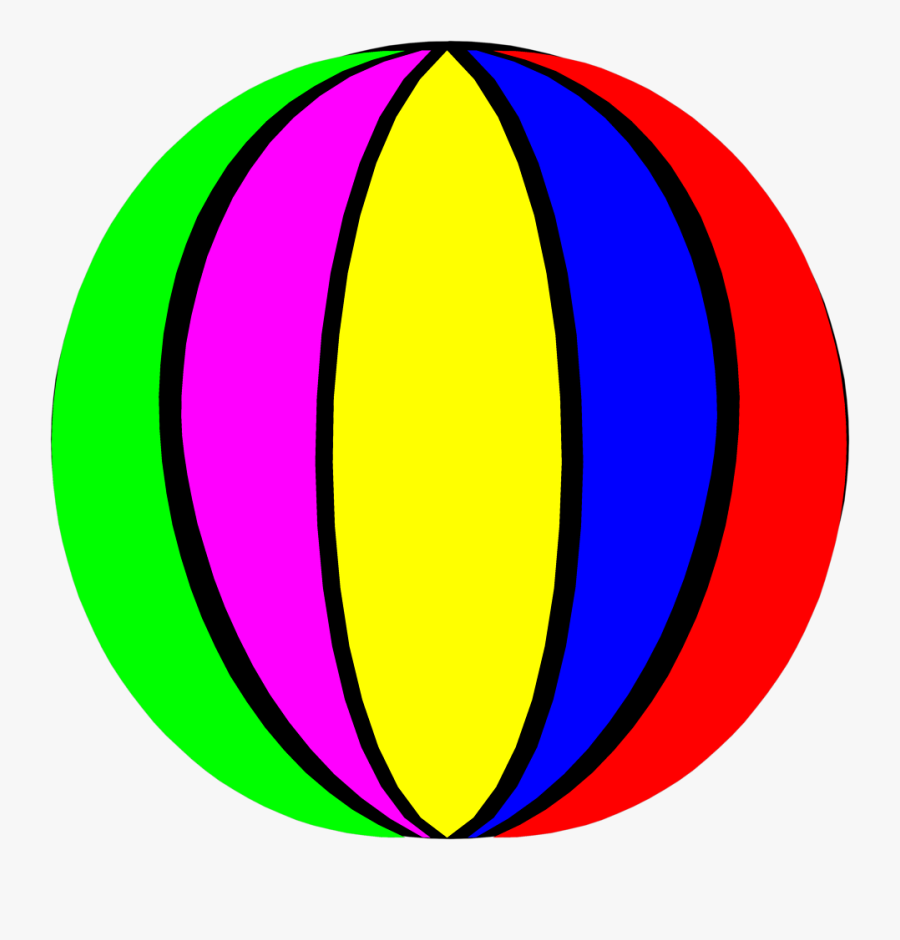 Beach Ball Tropical Beach Clip Art Free Clipart Ball - Clip Art, Transparent Clipart