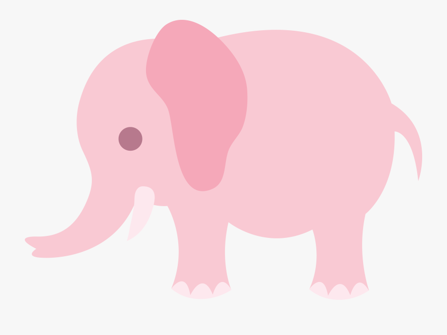 Little Pink Elephant Clip Art - Pink Little Elephants, Transparent Clipart