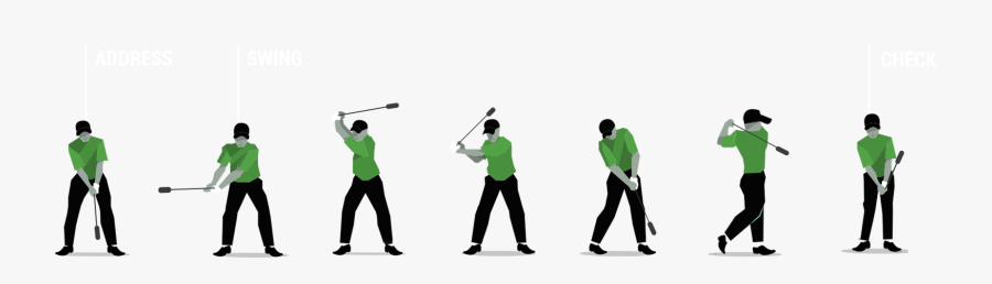 Transparent Man Playing Golf Clipart - Schema Theory In Sport, Transparent Clipart