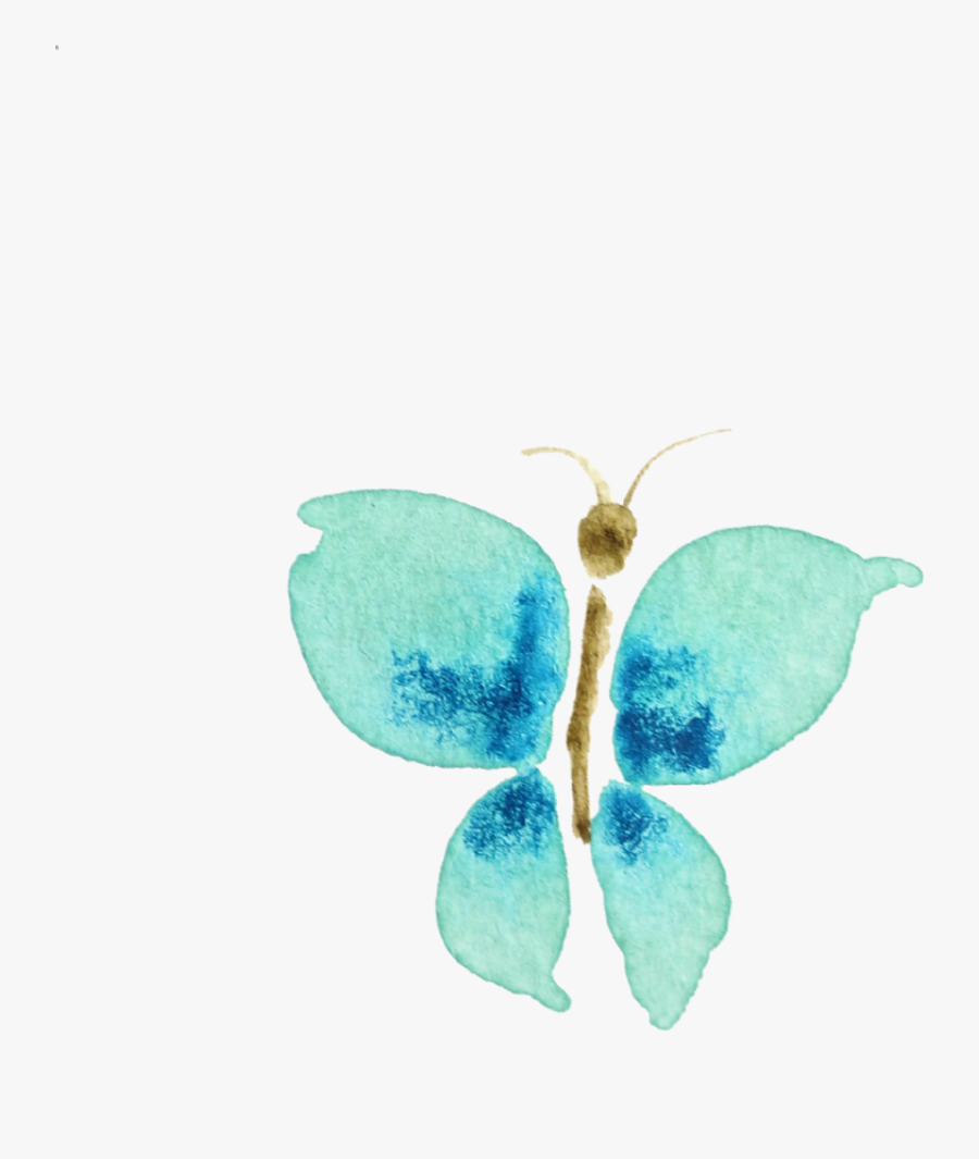 Butterflies Watercolor Transparent Background, Transparent Clipart
