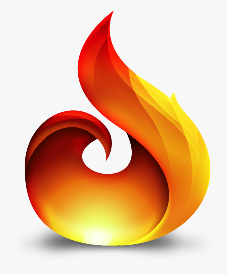 Fire Clip Art Png - Transparent Background Flame Logo, Transparent Clipart