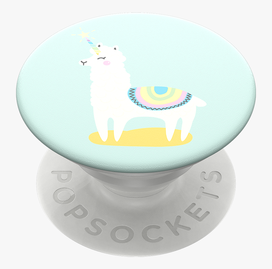 Llamacorn, Popsockets Llamacorn - Llama, Transparent Clipart