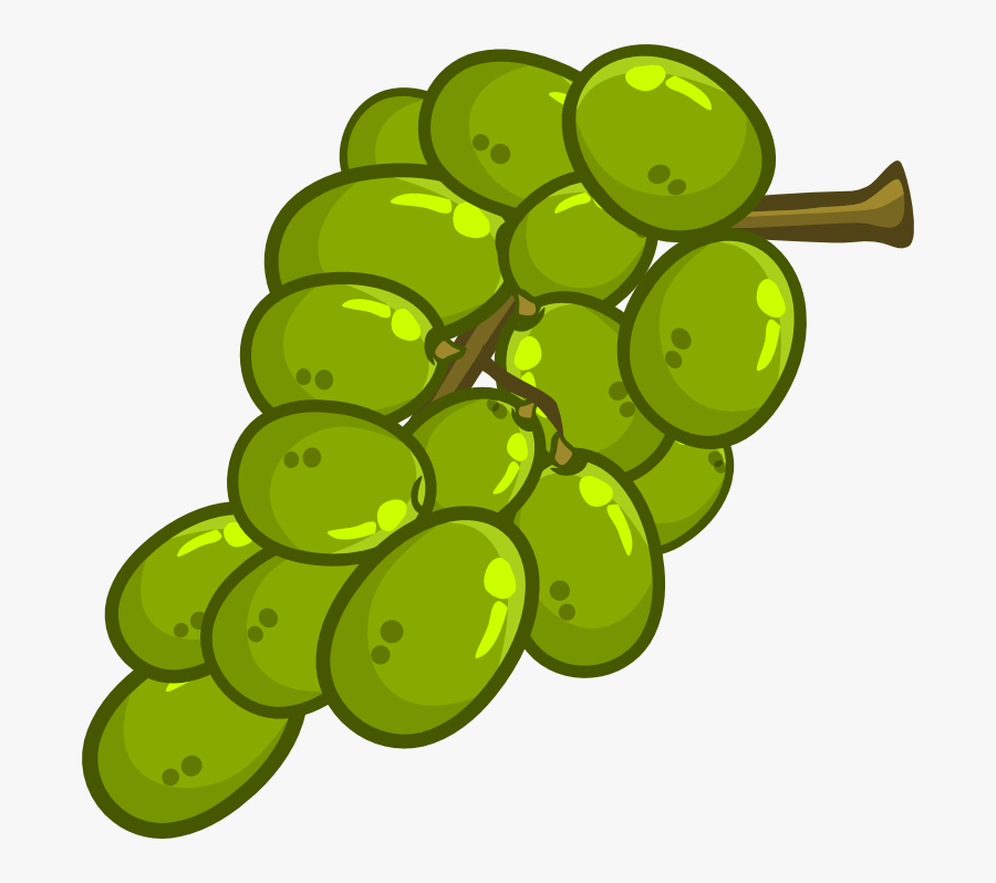 Grapes Free To Use Clip Art - Clip Art Of Green Grapes, Transparent Clipart