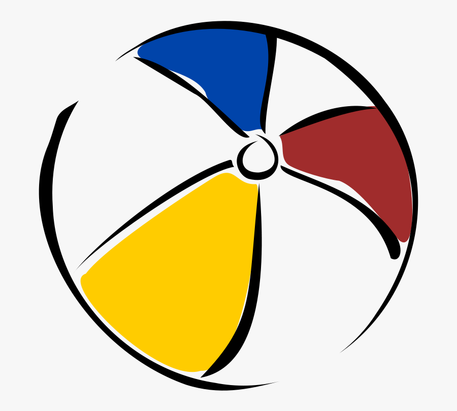 Clipart Beach Tshirt - Clip Art Beach Ball, Transparent Clipart