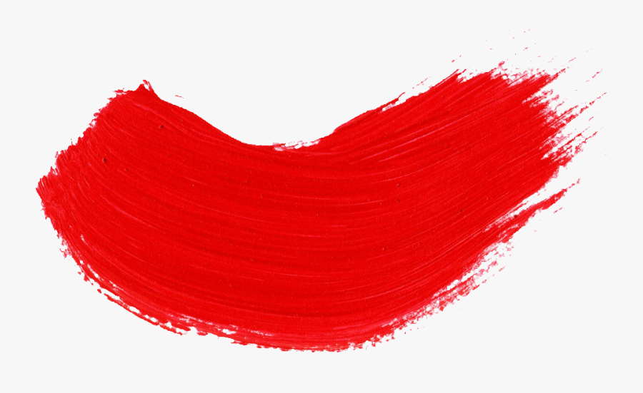 Clip Art Red Png Transparent - Red Brush Stroke Png, Transparent Clipart