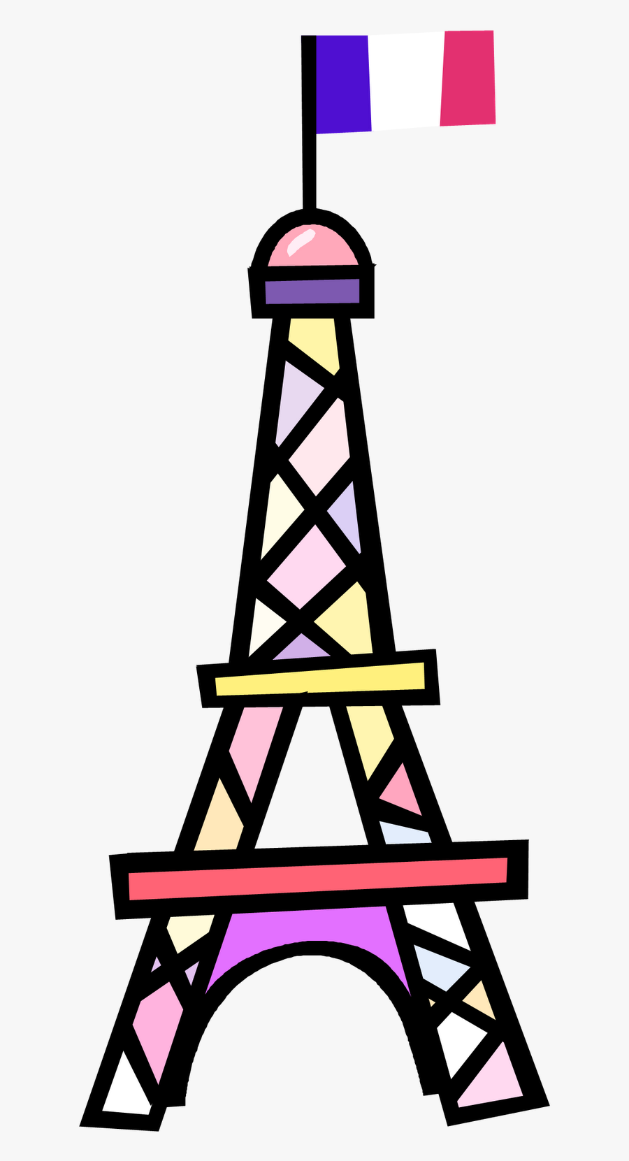 I Am Wellnigh Obsessed With France - Eiffel Tower Clip Art , Free