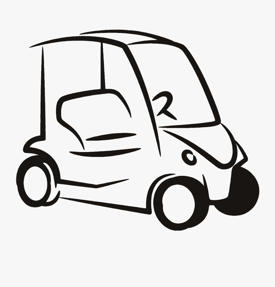 Download Golf Cart Clip Art Clipart Golf Buggies Clip - Golf Cart Line Art, Transparent Clipart