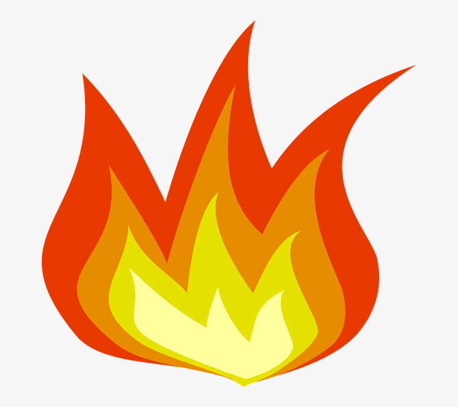 Fire Flame Burning - Clipart Flame, Transparent Clipart
