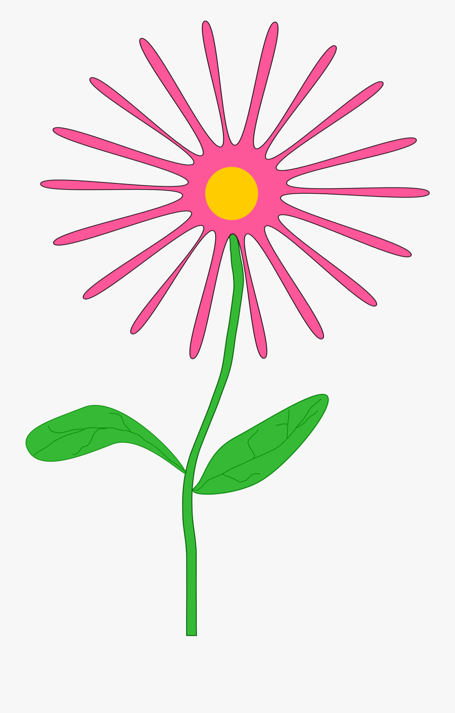 Images Of May Flowers - Pink Flower Clip Art, Transparent Clipart