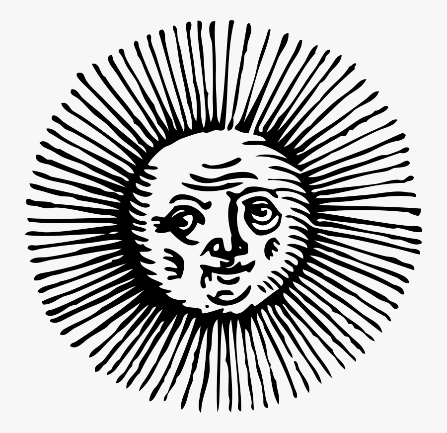Sun Clipart Black And White - Summer Solstice Tarot Spread, Transparent Clipart