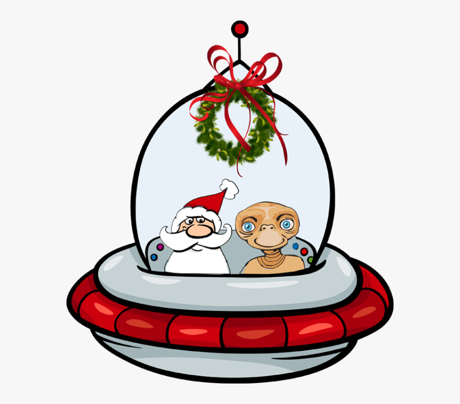 Great Santa Clip Art - Santa Spaceship, Transparent Clipart