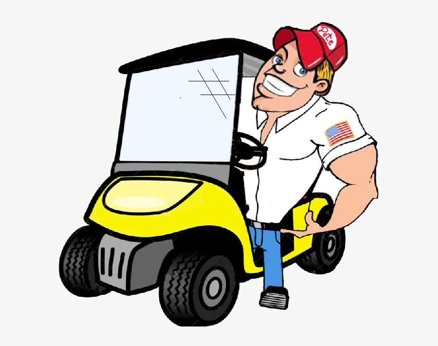 Golf Cart Clipart - Cartoon Golf Cart, Transparent Clipart