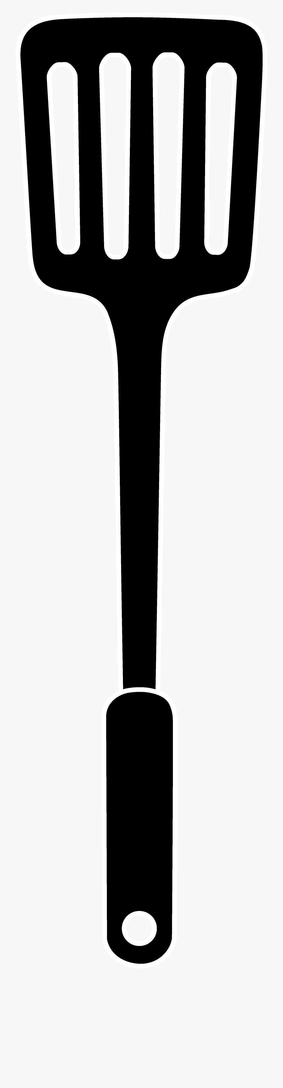 Bbq Clipart Utensil - Grill Spatula Silhouette, Transparent Clipart