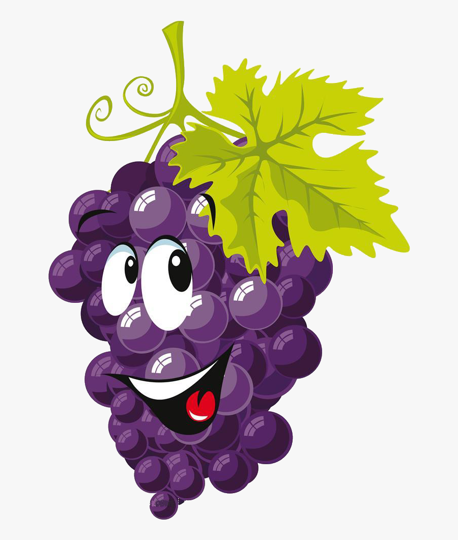 Grapes Free To Use Clipart - Cartoon Grapes Clipart, Transparent Clipart