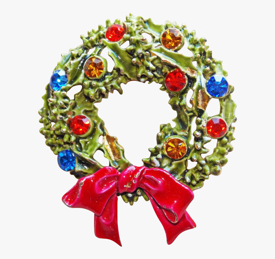 Transparent Holly Wreath Png - Wreath, Transparent Clipart