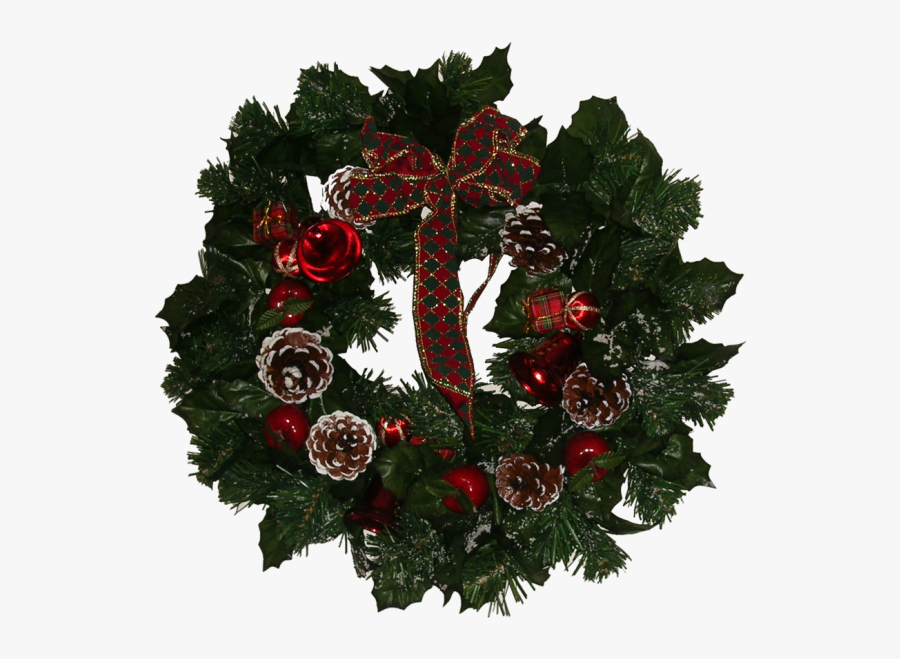 Download Icon Vectors Free Christmas Wreath - Wreath, Transparent Clipart