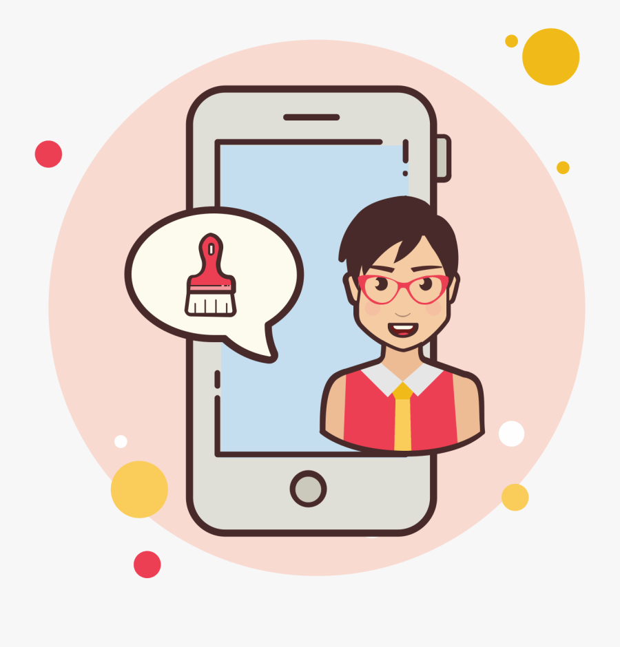 Phone Paint Brush Icon Clipart , Png Download - Signo De Interrogacion Png, Transparent Clipart