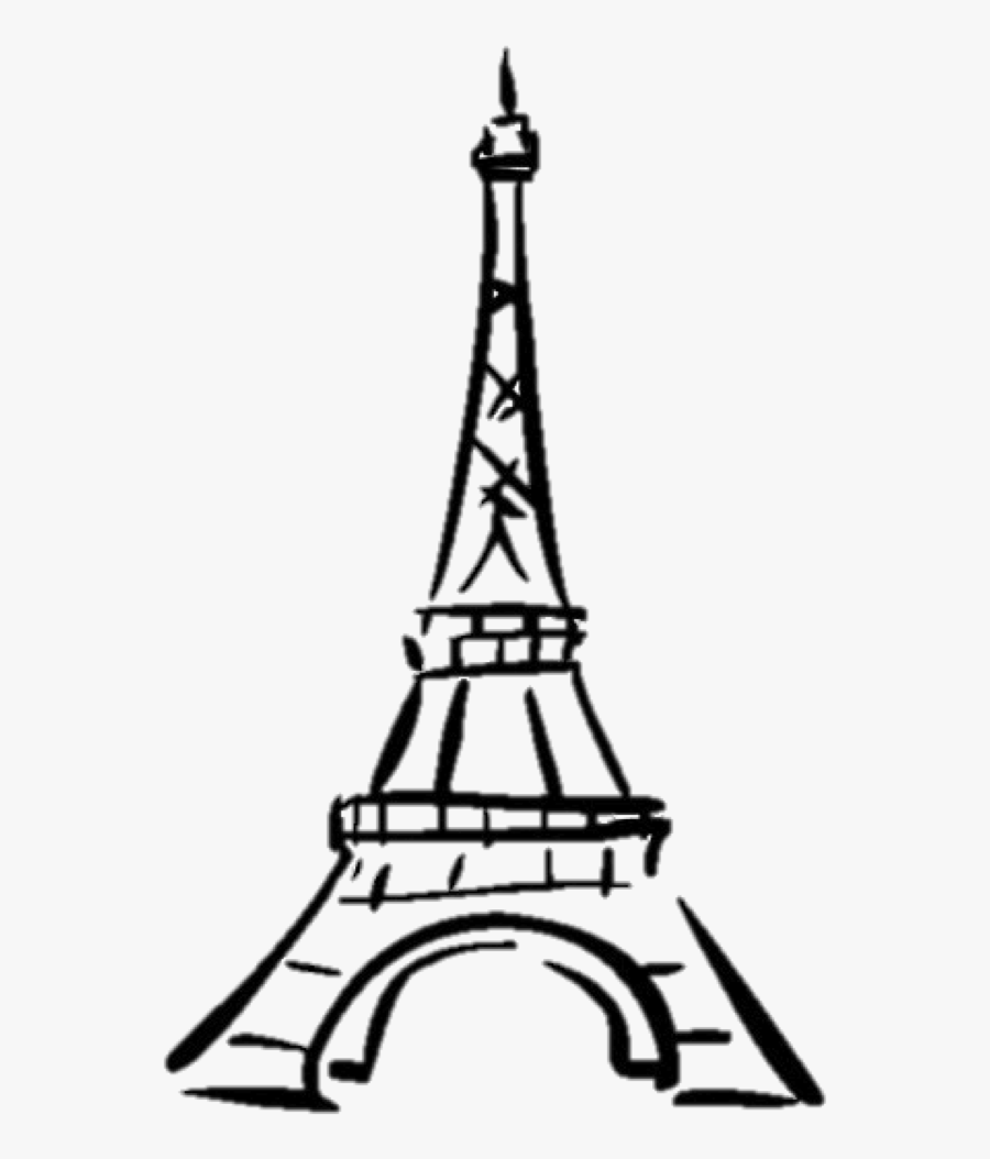 Eiffel Tower Drawing Clip Art - Clipart France Eiffel Tower, Transparent Clipart
