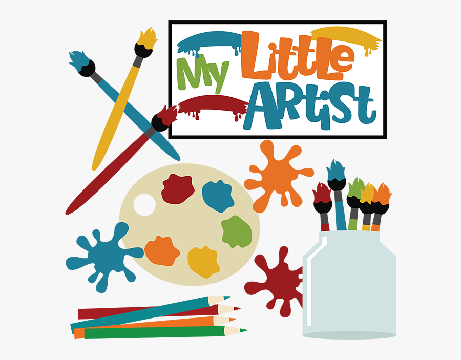 Transparent Paintbrush Clipart Png - Little Artists Clip Arts, Transparent Clipart