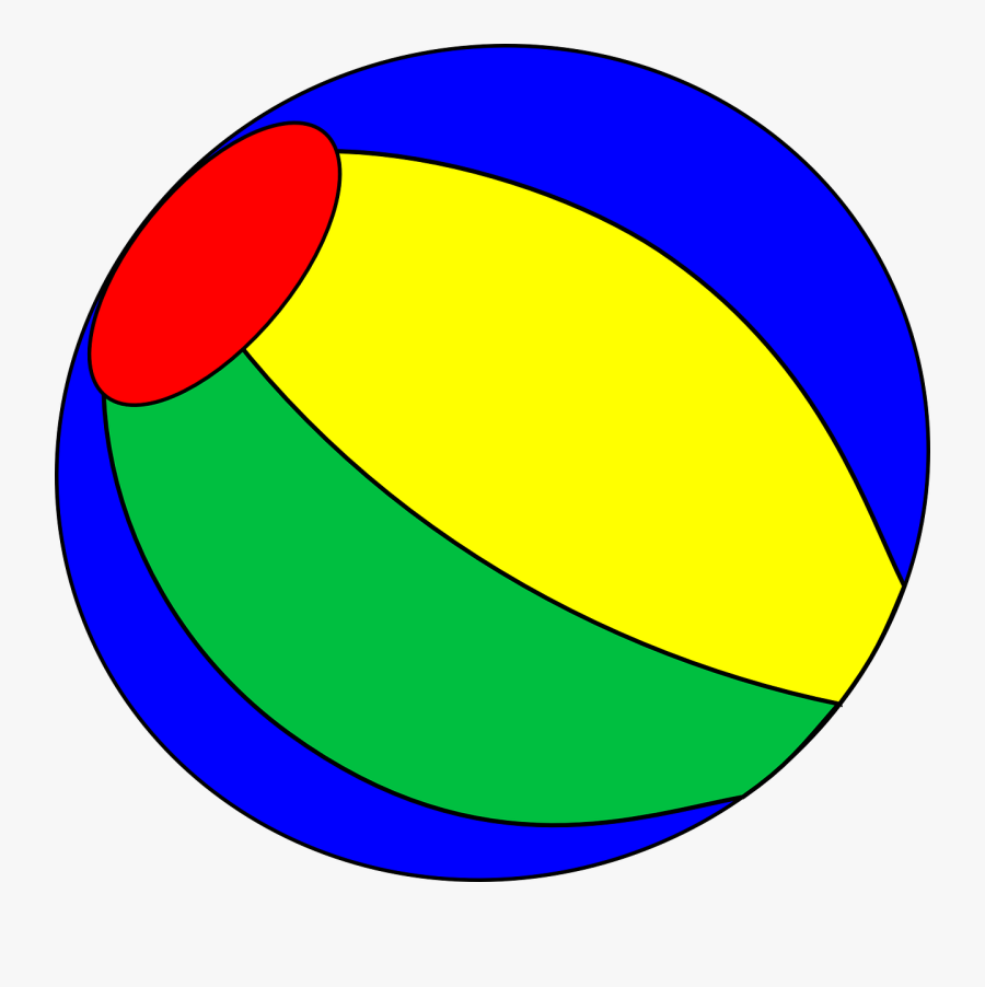 Beach Ball Svg Clip Arts - Clip Art Big Ball, Transparent Clipart