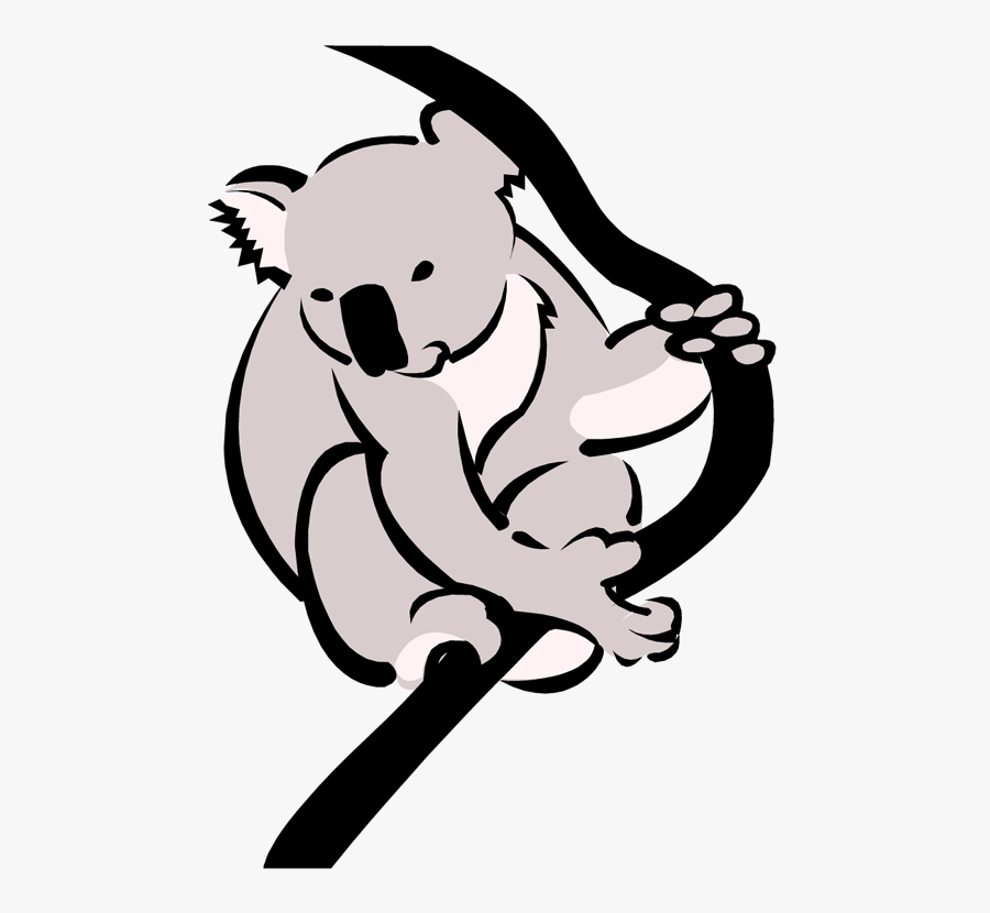 Download Koala Png Transparent Images Transparent Backgrounds - Koala Black And White Clip Art, Transparent Clipart