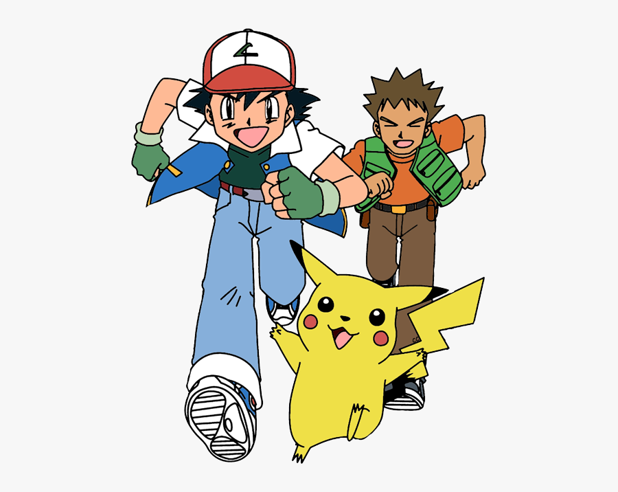 Ash Brock And Pikachu, Transparent Clipart
