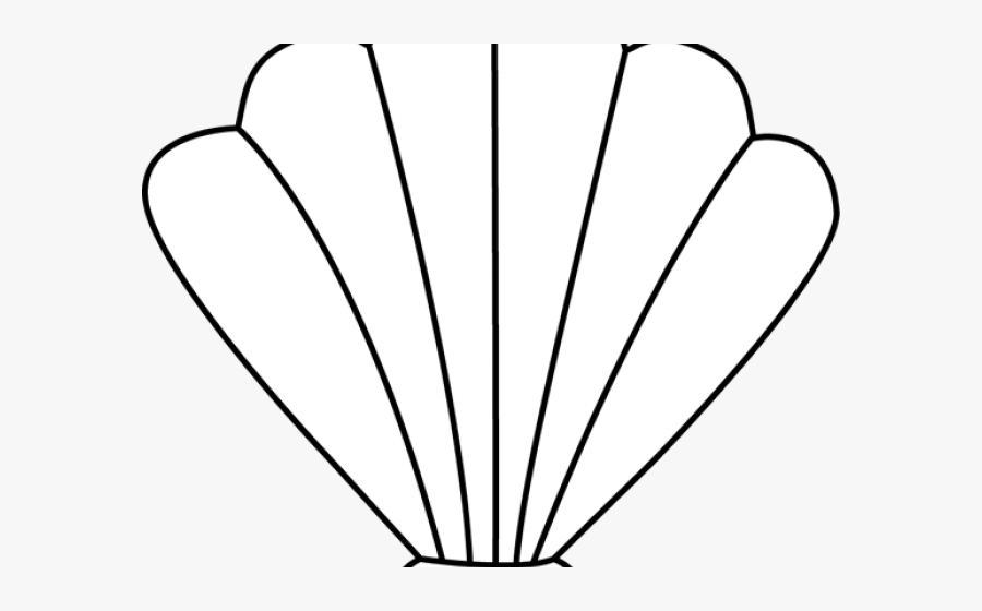 Black Clipart Seashell, Transparent Clipart