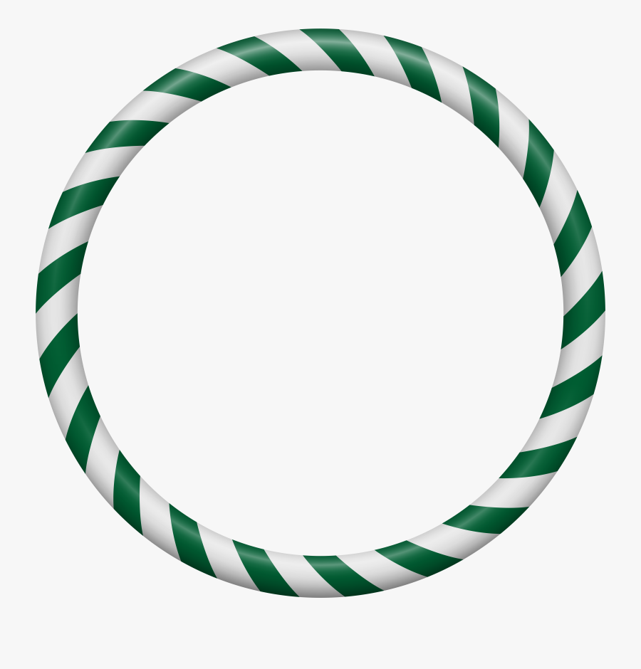 Candy Cane Christmas Border Clip Art Image, Transparent Clipart