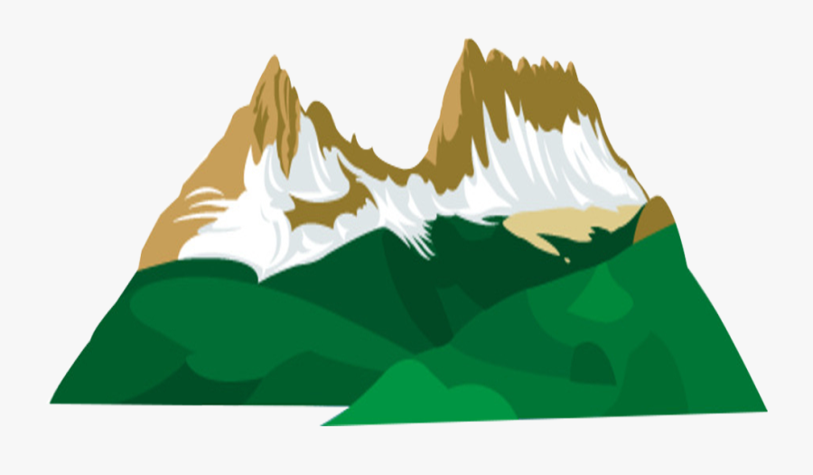 Green Mountains Clip Art - Cartoon Mountain Transparent Background