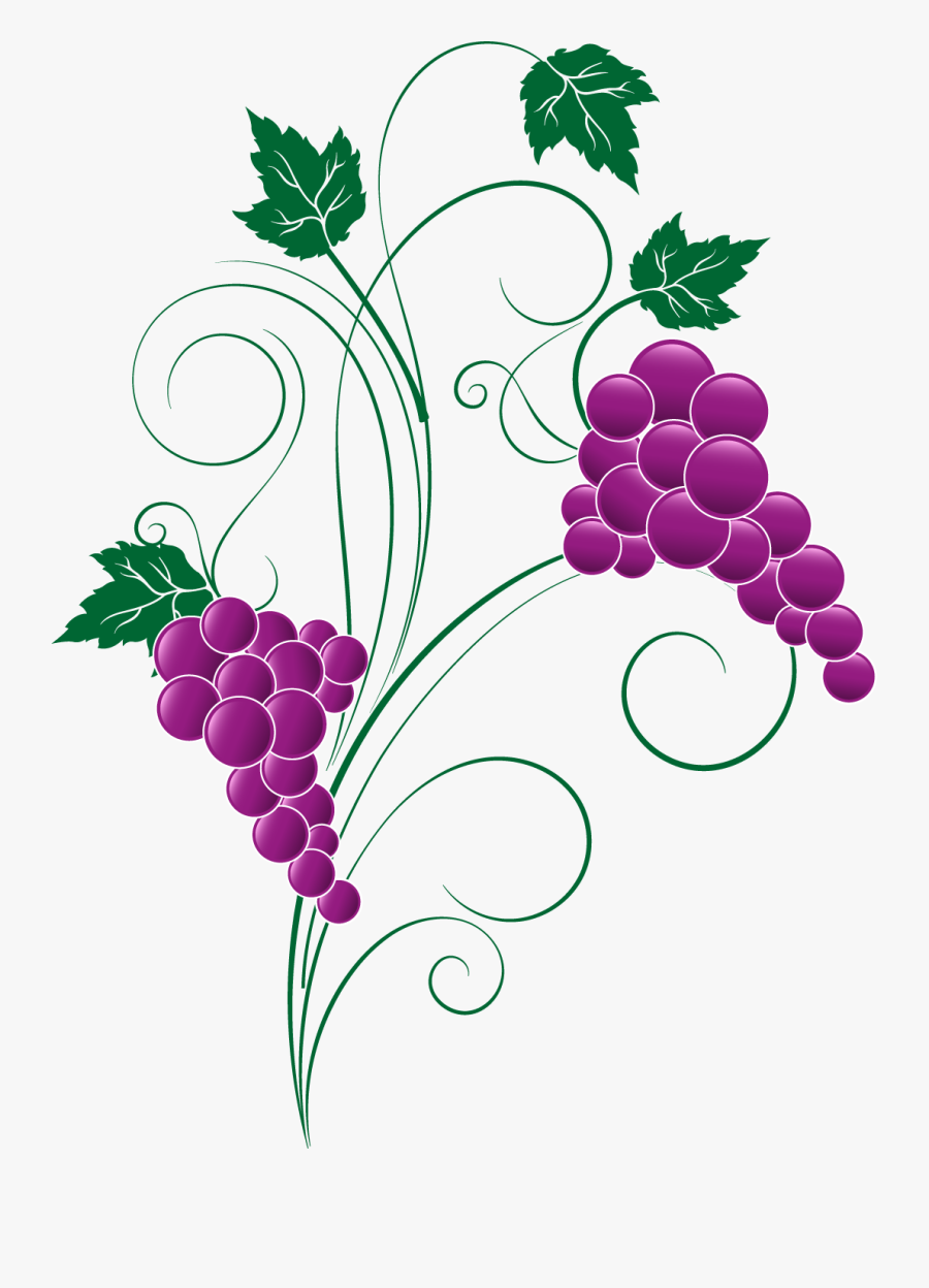 Grapes Clipart Common Fruit - Stomp Grapes Clip Art, Transparent Clipart