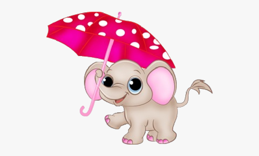 Pics Photos Cartoon Pink Elephant Clip Art - Cute Baby Elephant Cartoon, Transparent Clipart