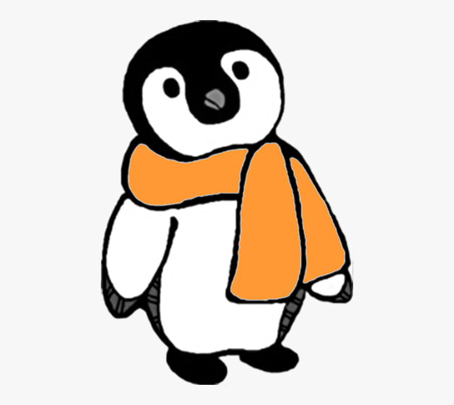 Intention - Clipart - Penguin Clip Art Black And White, Transparent Clipart