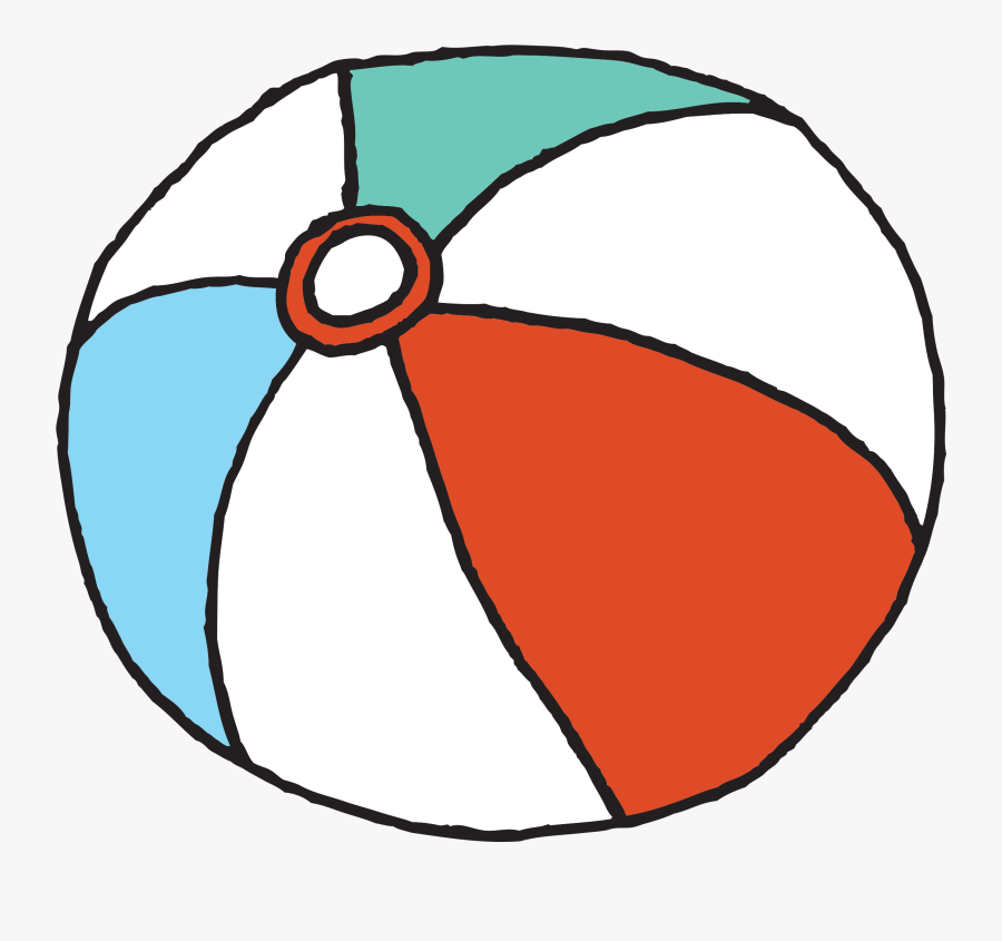 Beach Ball - Beach Ball Transparent Cartoon, Transparent Clipart