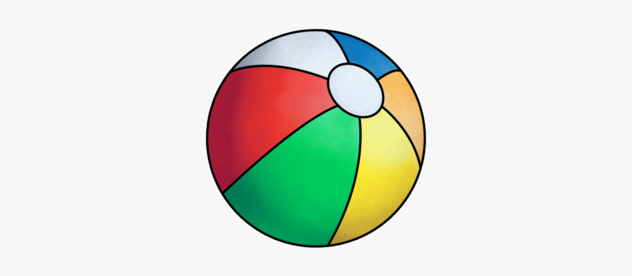Beach Ball Clipart Inflatable - Beach Ball, Transparent Clipart