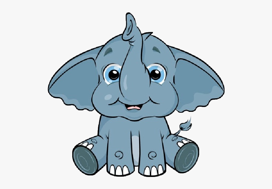 Cute Elephant Clipart Png, Transparent Clipart