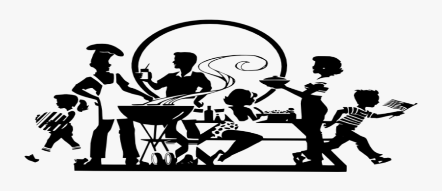 Clip Art Black - Picnic Clip Art, Transparent Clipart