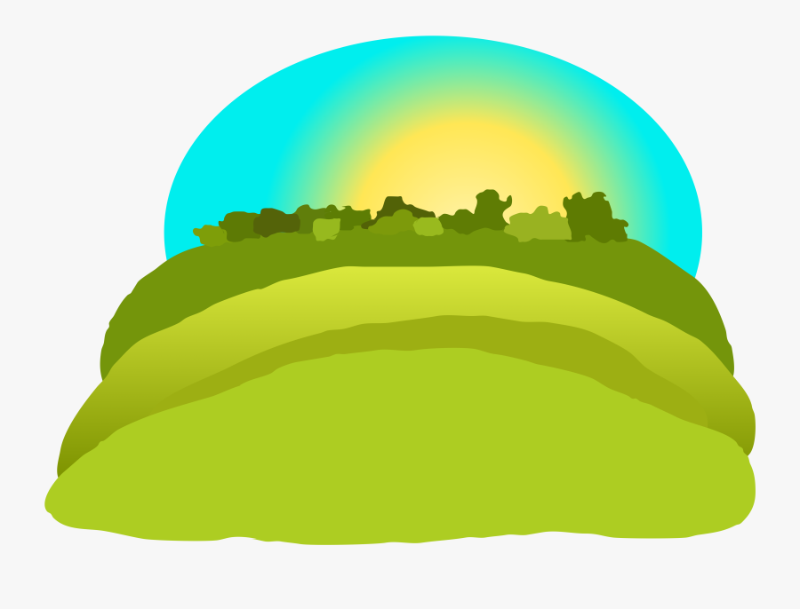 Mountain Clipart Woodland - Hill, Transparent Clipart