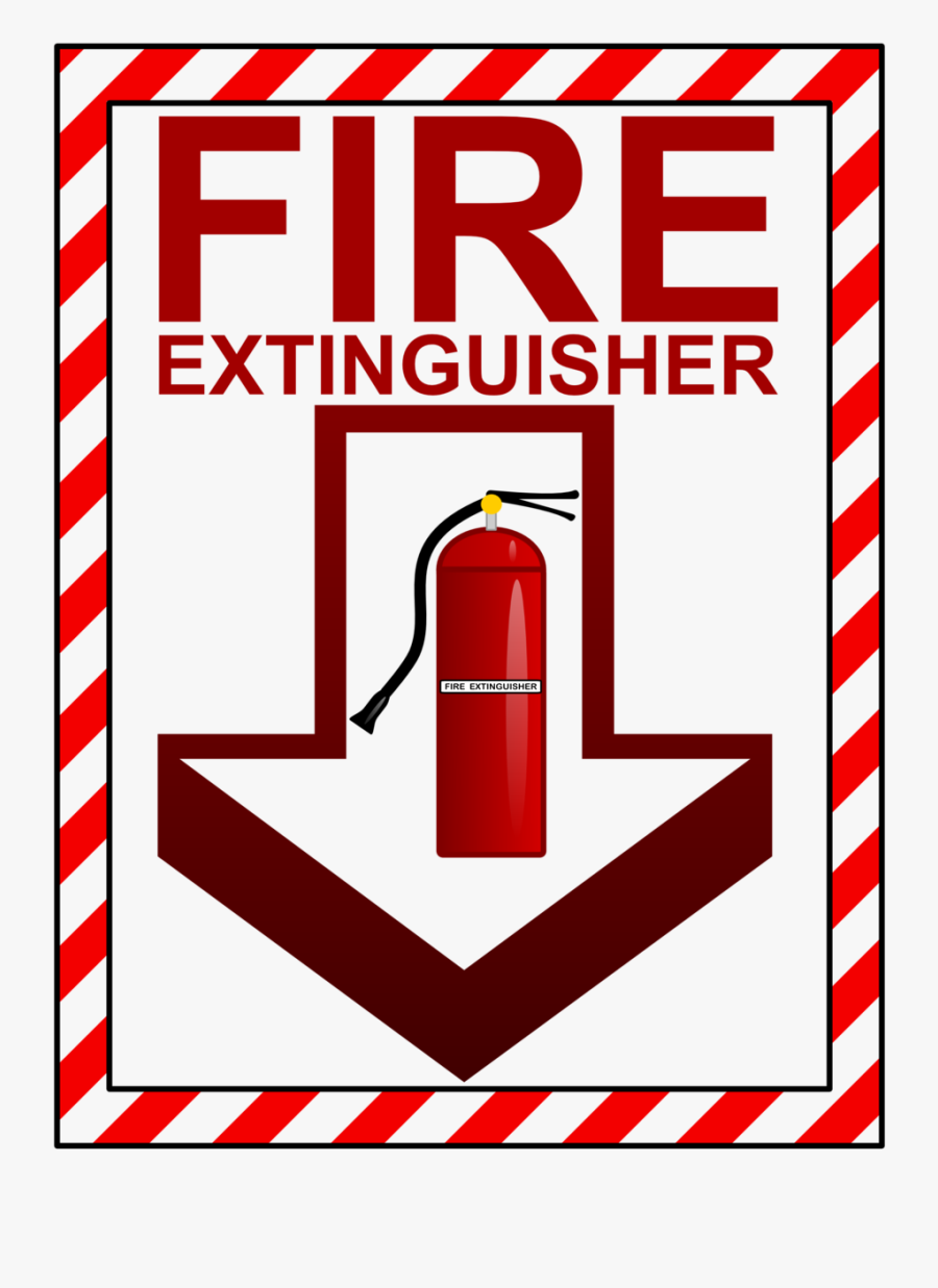 Free Clipart - Fire Extinguisher Name Plate, Transparent Clipart