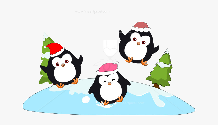 Penguin Penguins-clip Art Free Vectors Illustrations - Cartoon, Transparent Clipart