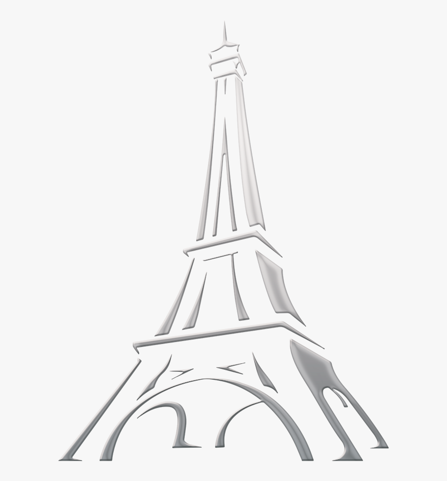 Eiffel Tower Drawing Png - Eiffel Tower Logo Png, Transparent Clipart