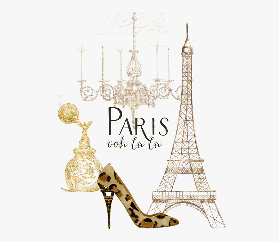 Ooh La Fashion Eiffel - Paris Ooh La La Card, Transparent Clipart