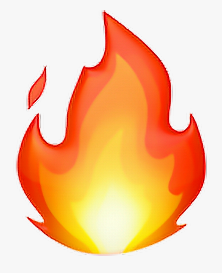 #fire #whatsapp #emoji #emotions #emotion - Emoji Flamme, Transparent Clipart