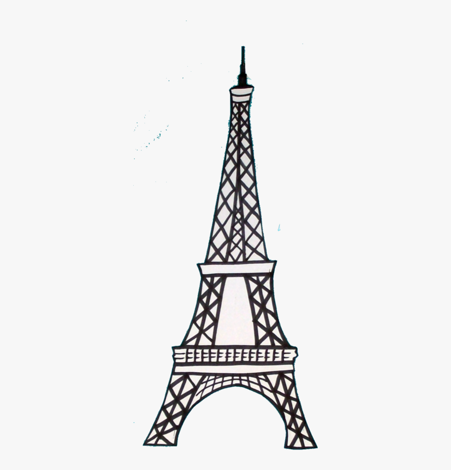 France Eiffel Tower Drawing, Transparent Clipart
