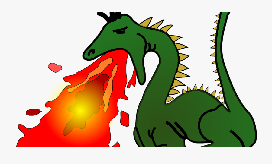 Dragon Breathing Fire Clipart - Church Of Finding Of The Holy Cross, Transparent Clipart