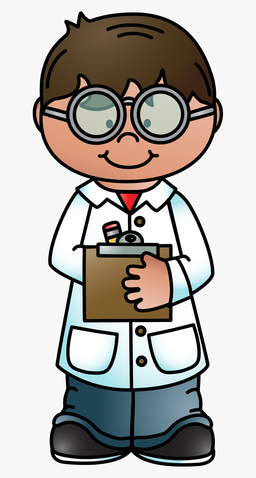 Physical Science Scientist Technology Clip Art - Melonheadz Science