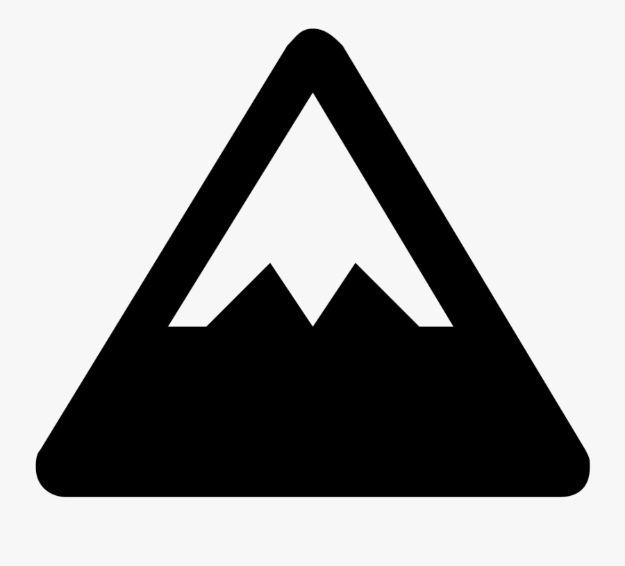 Mountains Clipart Icon - Symbol Mountain, Transparent Clipart